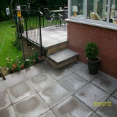 Raised Patio Flag Paving 3