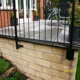 Raised Patio Flag Paving 5